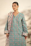 Alkaram FW-102.1-25-1-Blue Winter Collection 2025