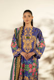Alkaram FW-123-25-1-Blue Winter Collection 2025