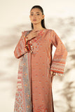 Alkaram FW-161.1-25-1-Peach Winter Collection 2025