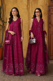 Saadia Asad D4 -Fuchia Élégance Noor Luxury Eid Schiffli Laserkari - Vol 2 2026
