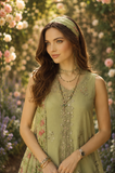 Saadia Asad D12 –  Mint Reverie Noor Eid Luxury Printskhas 2026