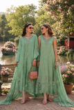 Saadia Asad D9 –  Aqua Minté Noor Eid Luxury Printskhas 2026