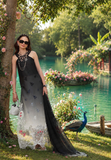 Saadia Asad D5 –  Midnight Smoke Noor Eid Luxury Printskhas 2026