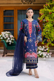 Dhanak FW25DA-2875 Navy Blue Velvet Drop 2 2025