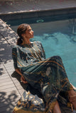 Dhanak SS24DA-2520 Dark Green Silk Tunic Vol-II 2024