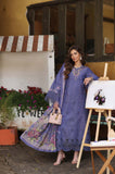 Saadia Asad D9 -Tropical indigo Noor Luxury Eid Schiffli Laserkari - Vol 2 2026