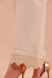 Nishat Linen Embroidered Trousers - KFE24-58 Luxury Collection 2024