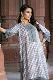 Nishat Linen 2 Piece - Printed Embroidered Suit - KFS24-10 Luxury Collection 2024