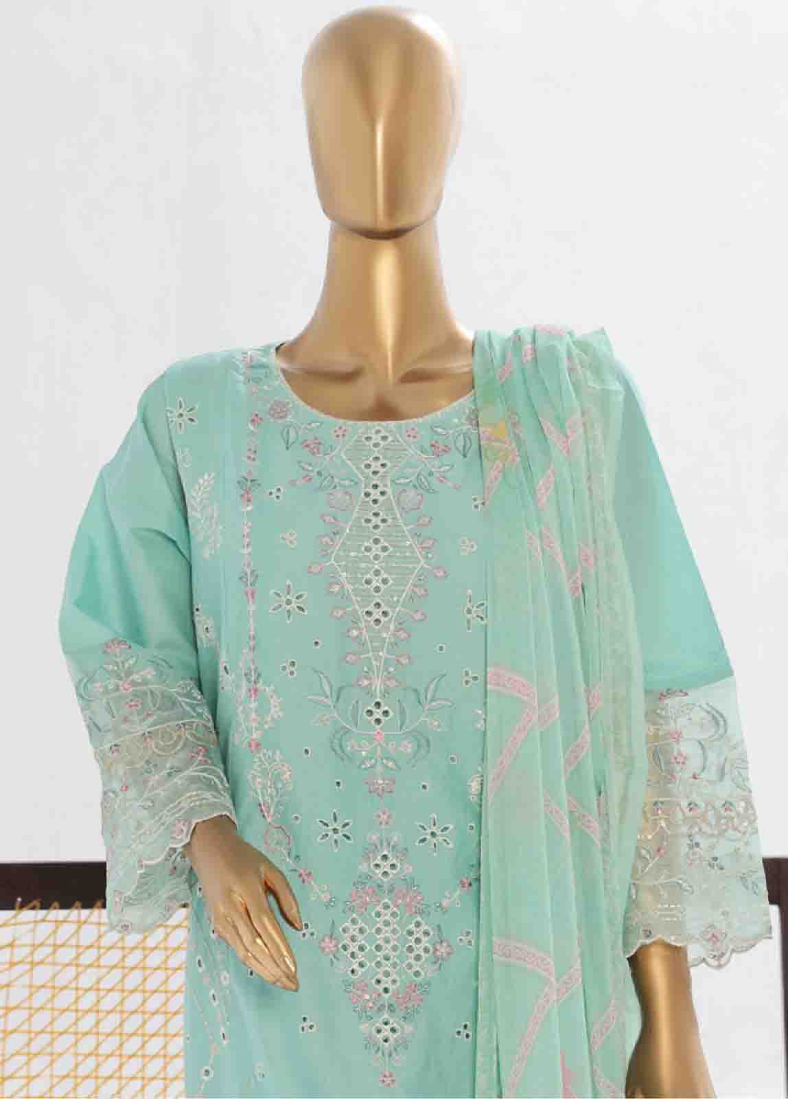 Bin Saeed LF-149-R Digital Printed Embroidered Suits 2025