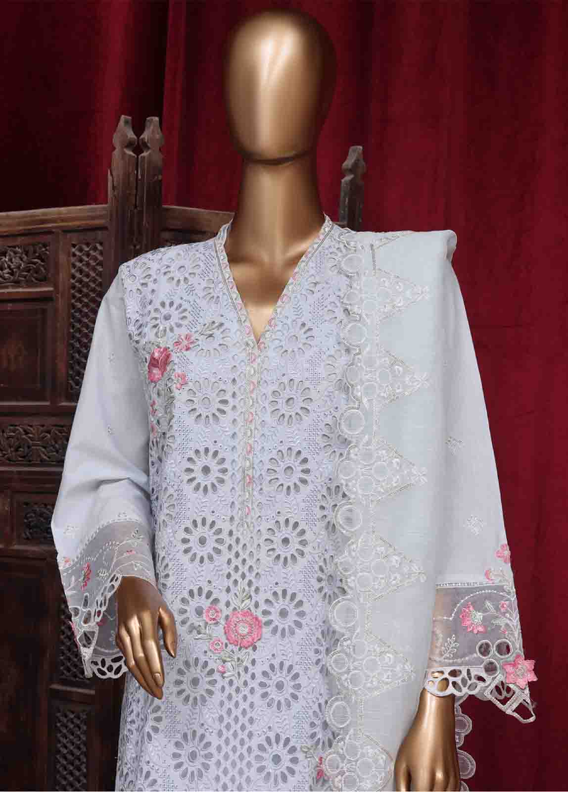 Bin Saeed LF-0102 Digital Printed Embroidered Suits 2025