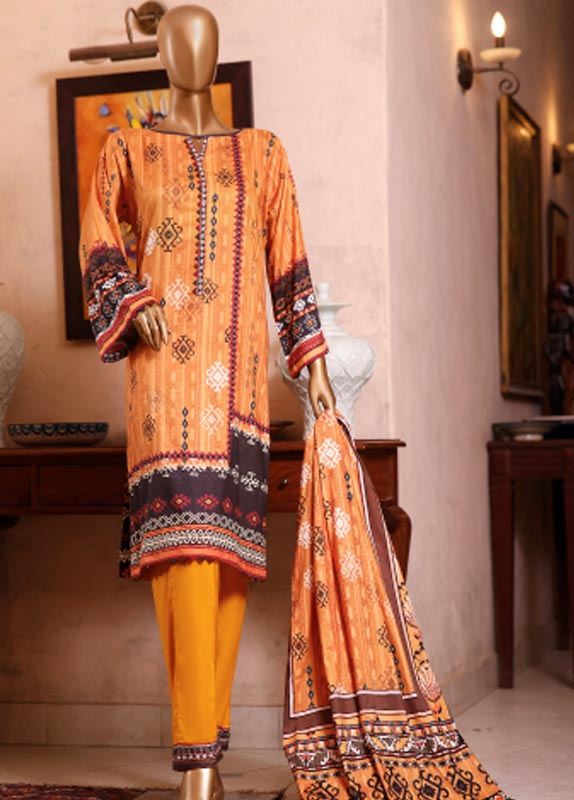 Bin Saeed LIN-20421 Khaddar Printed 2025