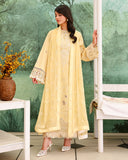 Roheenaz Lumiere Yellow Veil Of Summer Chikankari Edit 2026