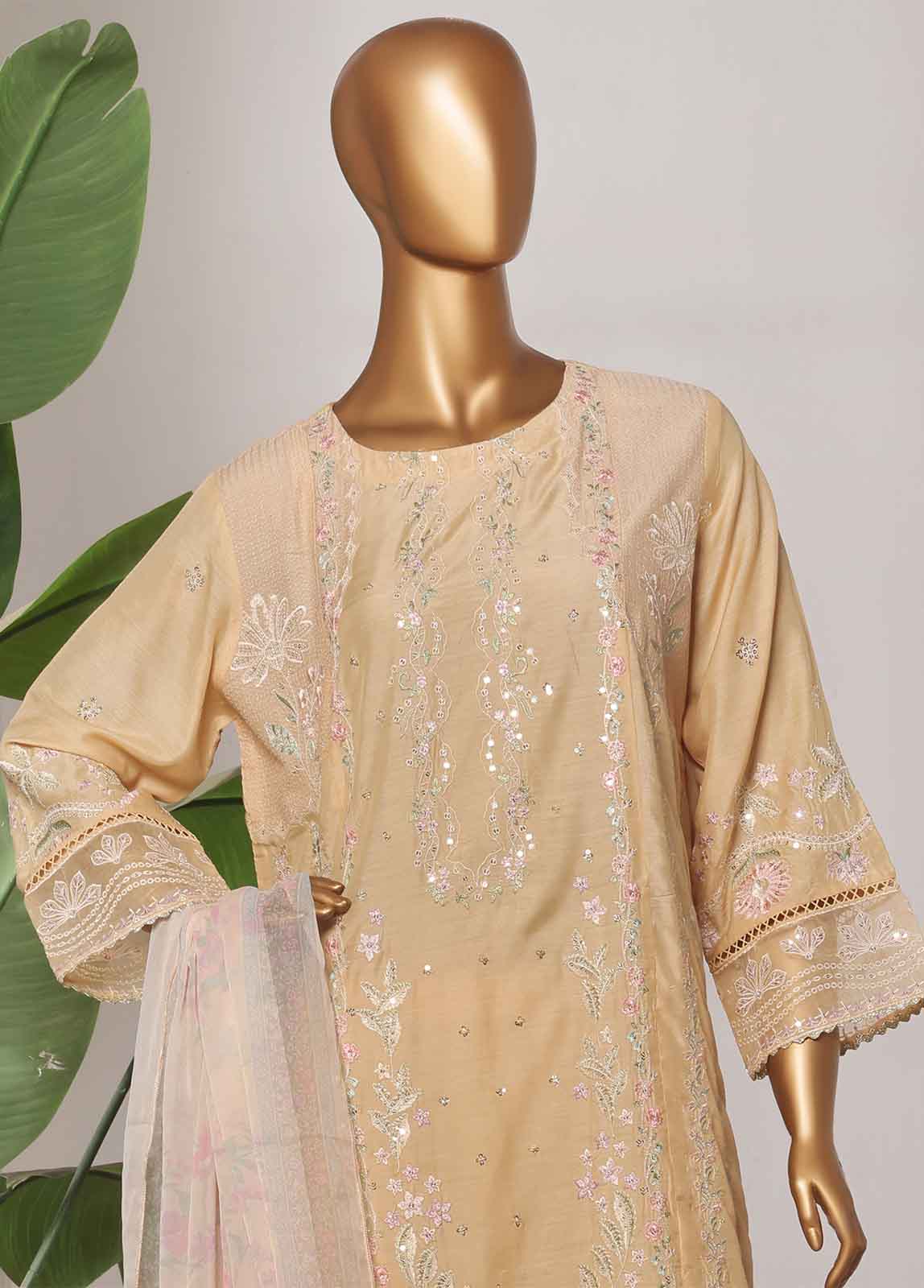 Bin Saeed OWSC-005-R-65 Digital Printed Embroidered Suits 2025