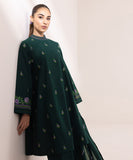 Sapphire  3 Piece Embroidered Dobby Suit PEDY24DFV510 Intermix Collection 2024