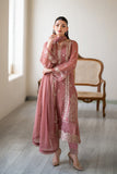 Azure Rosy Ember 2 Eid Luxe Chiffon 2025