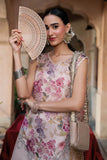 Maria B SF-EA26-03 Peach Masakali Formals 2026