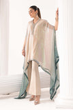 Maria B SF-EF26-11 Beige & Green Masakali Formals 2026