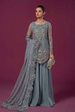 Maria B SFF2422-ESM-BLU Evening Wear Eid Collection 2024
