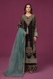 Maria B SFE2446-ESM-BLK Evening Wear Eid Collection 2024