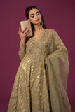 Maria B SFE2470-ESM-GRN Evening Wear Eid Collection 2024