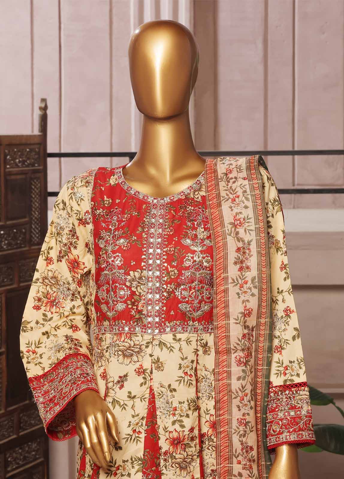 Bin Saeed SMFR-041 Embroidered Frocks 2025
