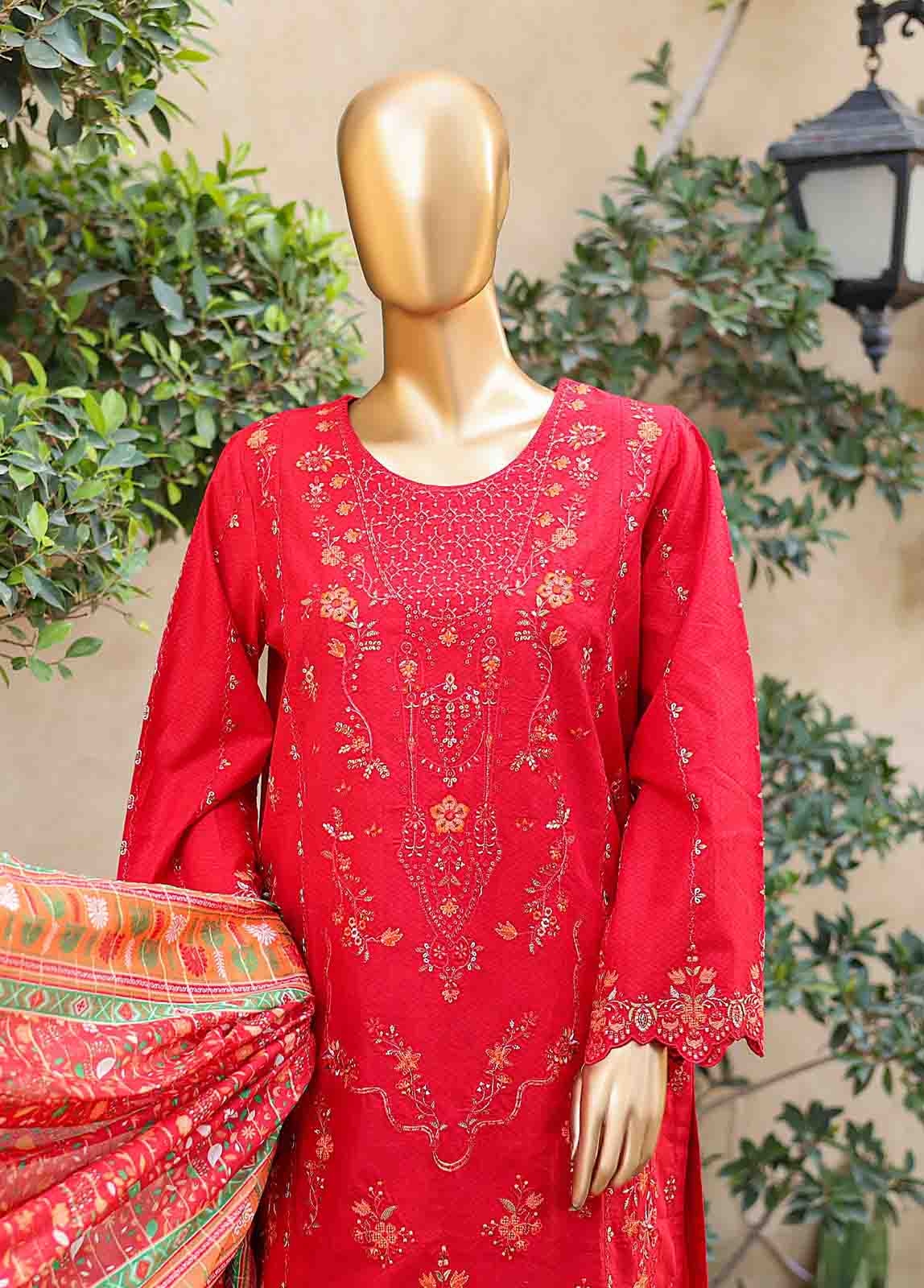 Bin Saeed SMLF-EMB-440-B Digital Printed Embroidered Suits 2025