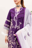 Sable Vogue Plum Orchid Shiree Lawn Collection 2024
