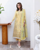 Roheenaz Summer Glow Floral Reveire Luxury Lawn 2026