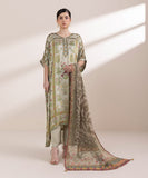 Sapphire 3 Piece - Embellished Silk Suit T3PSLS25V312 Eid 1 RTW 2025