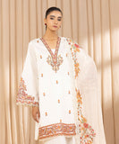Sapphire U3FELX25V214 3 Piece Embroidered Cotton Net Suit Luxe Eid 1 2025