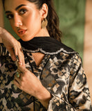 Sapphire  3 Piece Embroidered Jacquard Suit U3PESG24V510 Intermix Collection 2024