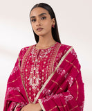 Sapphire  3 Piece Embroidered Jacquard Suit U3PEST24V512 Intermix Collection 2024
