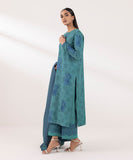 Sapphire  3 Piece Embroidered Jacquard Suit U3PEST24V528 Intermix Collection 2024