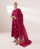 Sapphire  3 Piece Embroidered Jacquard Suit U3PEST24V530 Intermix Collection 2024