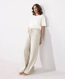 Sapphire Wide Leg Linen Blend Trousers WBTMS25V3006 West RTW 2025