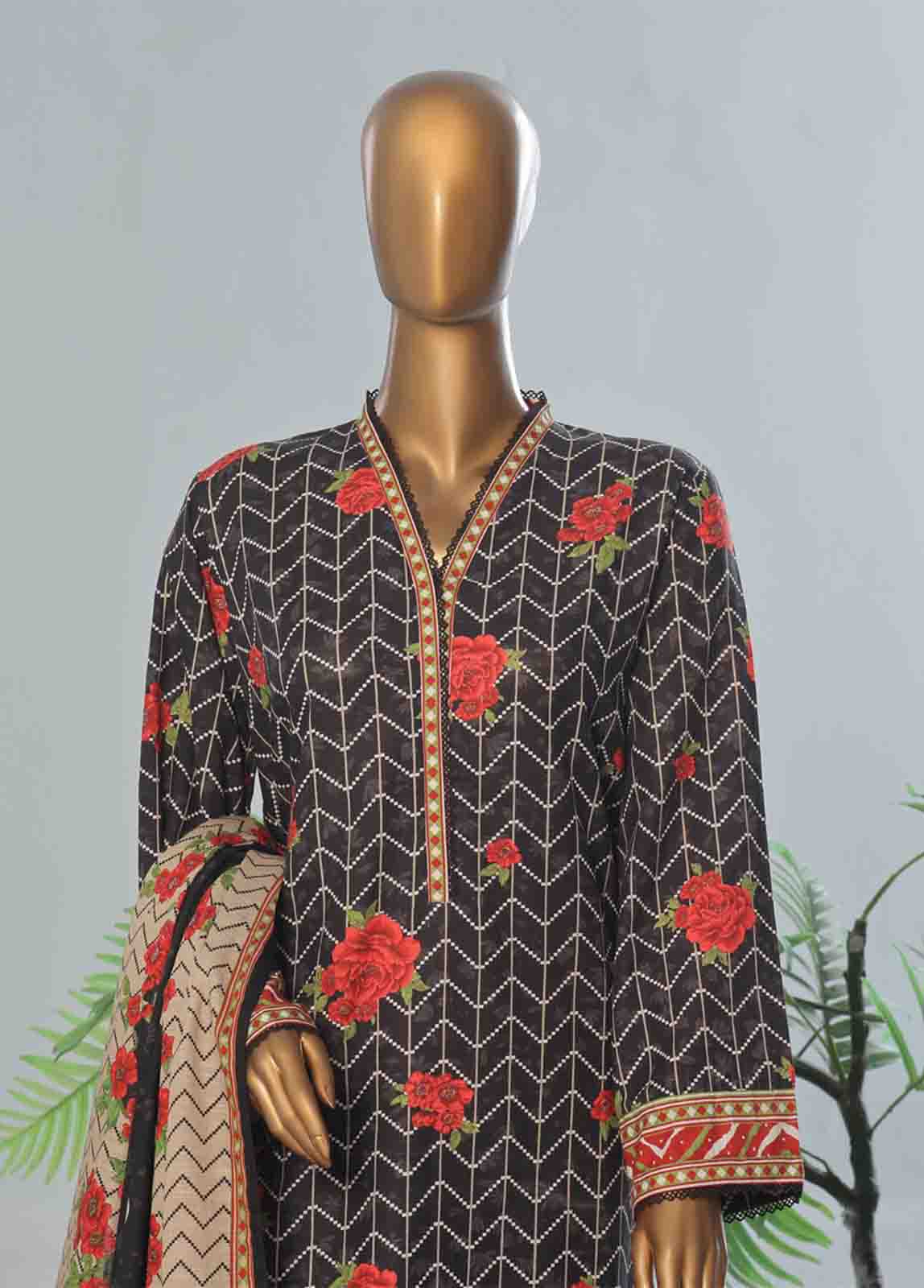 Bin Saeed WK-059-B Khaddar Printed 2025