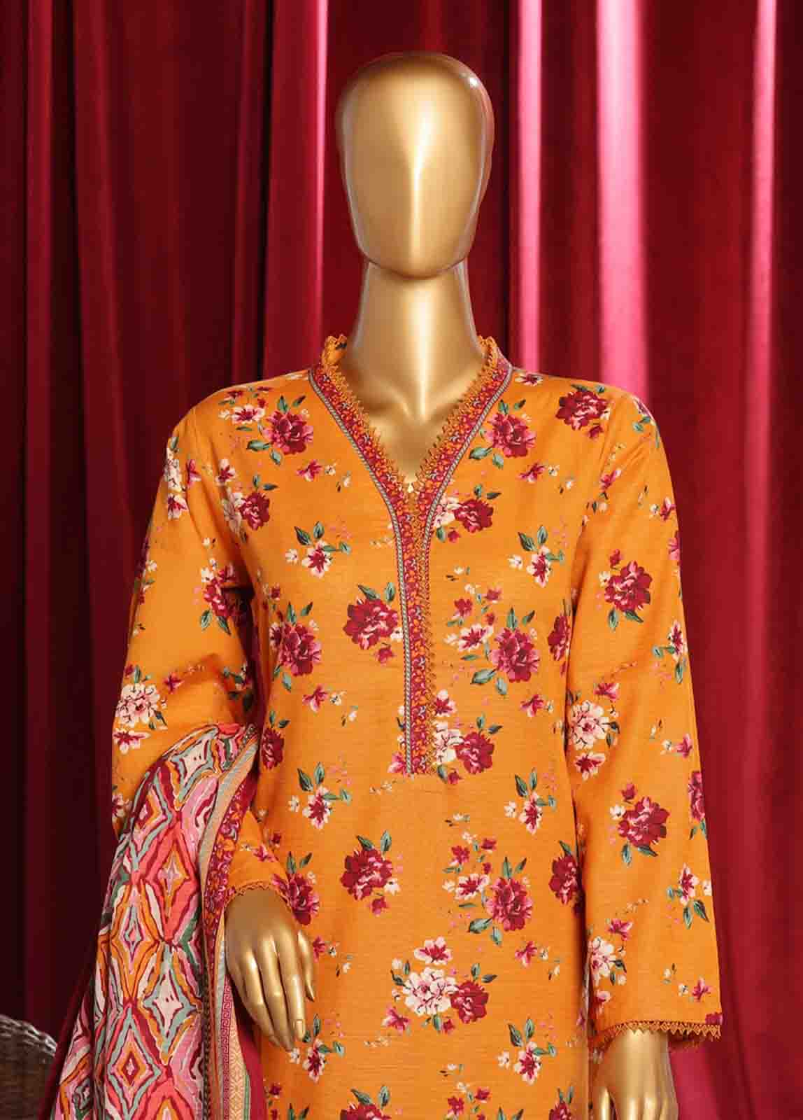 Bin Saeed WK-081-B Khaddar Printed 2025