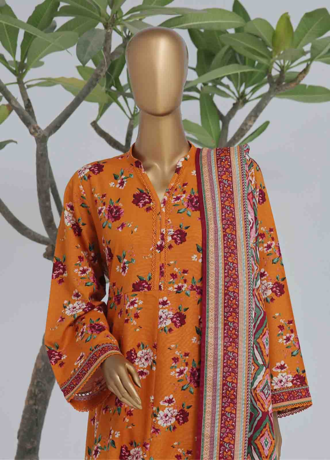 Bin Saeed WK-FR-081-A Khaddar Printed 2025