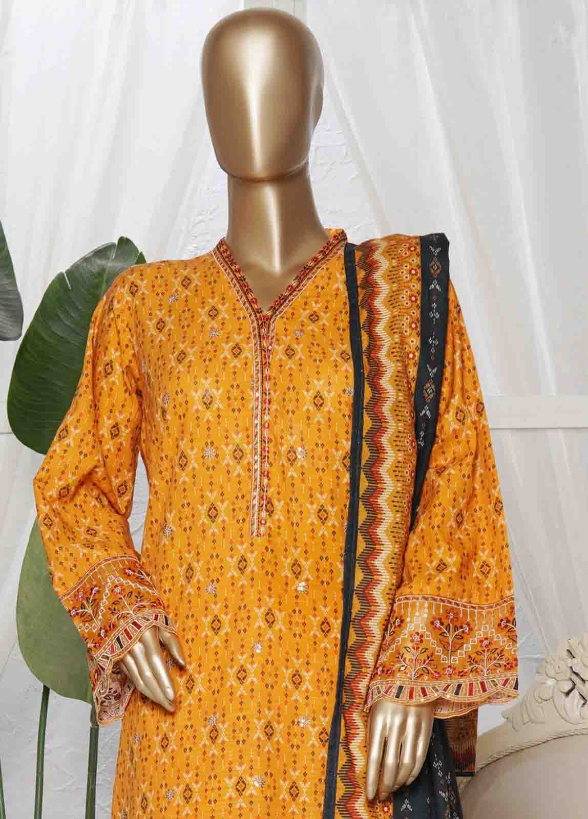 Bin Saeed WKE-0054 Winter Khaddar Embroidered Printed 2025