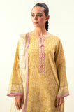 Zeen Woman WLM24520 Yellow Lawn Prets 2024