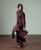 Sapphire Linen Blend Long Shirt WTOPS25V3009 West RTW 2025