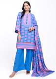 Bonanza Satrangi Block Bloom - 3 Pc WU3PPBW25LI9O59 Winter Collection 2025