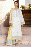 Zellburry Embroidered Shirt Shalwar Dupatta - 0804 Chikankari Edition 2025