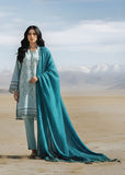 Bonanza L-Blue-Jacquard-3 Pc (WUS25J3049) Satrangi Winter Collection 2025