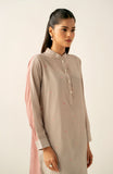 Zeen Woman WWT24107 Grey Lawn Prets 2024