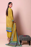 A22115 Yellow Khaadi Online Spring Summer 2022