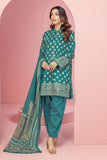 Khaadi ALA240345 Teal Eid Collection 2024