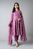 Bareeze Ethnic Floral-02-Purple Winter Casual Collection 2025