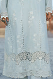 Cross Stitch Aqua Haze Chikankari 2025