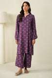 Cross Stitch Deep Mauve Daily Khaddar Linen Collection 2025